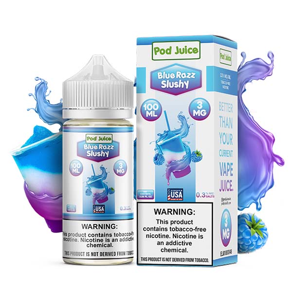 Pod Juice - Blue Raz Slushy 100ml