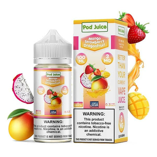 Pod Juice - Mango Strawberry Dragonfruit 100ml