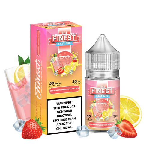 The Finest Nic Salt - Strawberry Lemonade Menthol