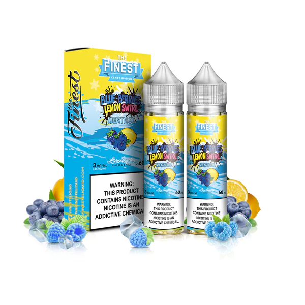 The Finest - Blueberry Lemon Swirl Menthol 60ml 0mg