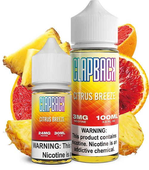 Clapback Nic Salt - Citrus Breeze