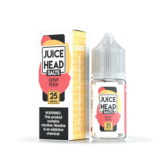 Juice Head Nic Salt - Guava Peach