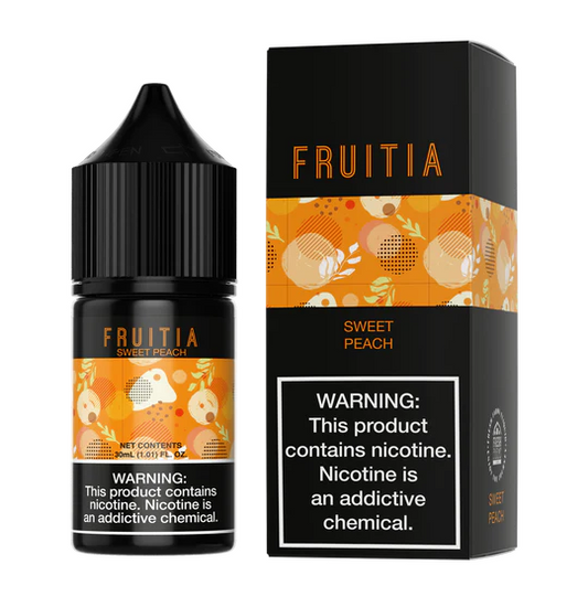 Fruitia Nic Salt - Sweet Peach Soda