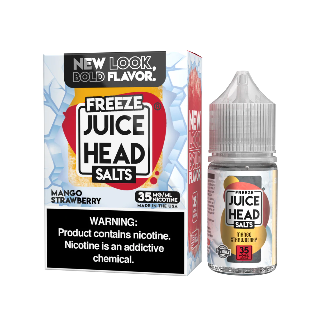 Juice Head Nic Salt - Mango Strawberry Freeze