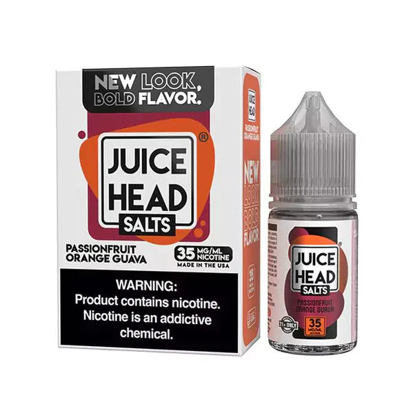 Juice Head Nic Salt - Passionfruit Orange Guava Freeze