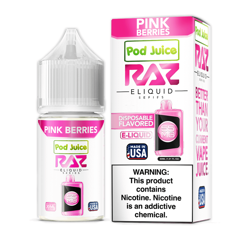 Pod/Raz Nic Salt - Pink Berries