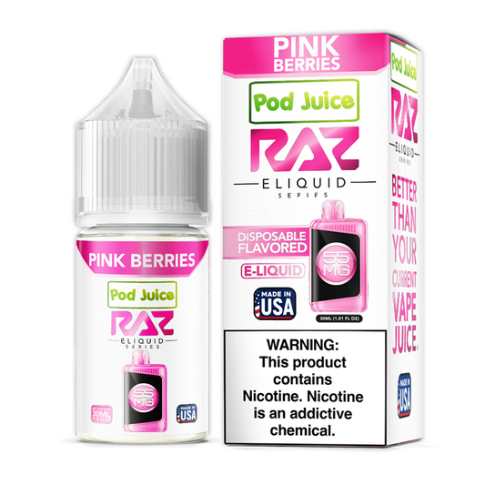 Pod/Raz Nic Salt - Pink Berries