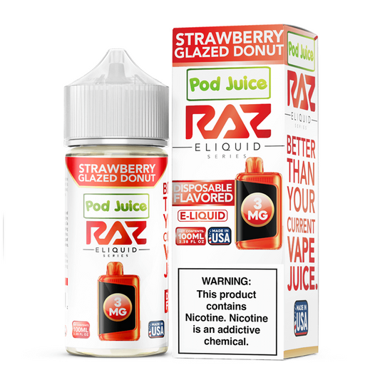 Pod/Raz Juice - Strawberry Glazed Donut