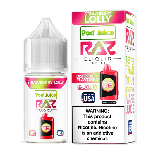Pod/Raz Nic Salt - Strawberry Lolly