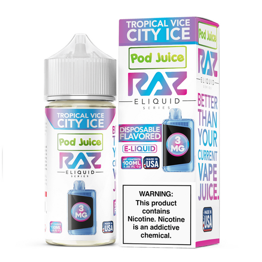 Pod/Raz Juice - Tropical Vice City Ice