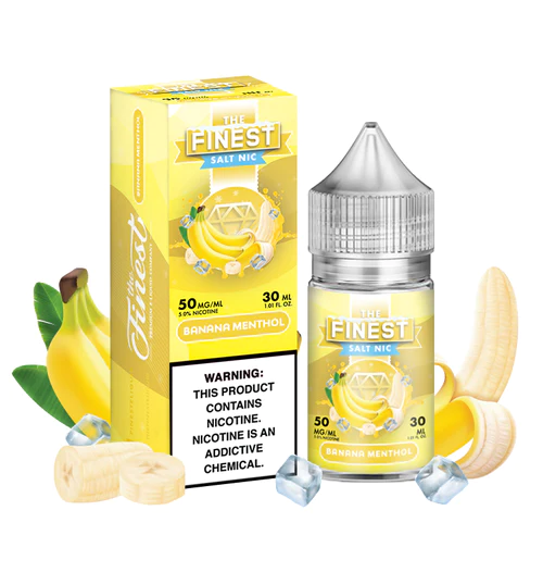 The Finest Nic Salt - Banana Menthol