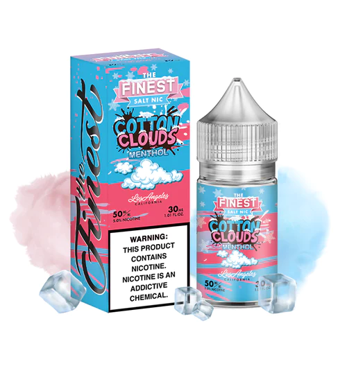 The Finest Nic Salt - Cotton Clouds Menthol