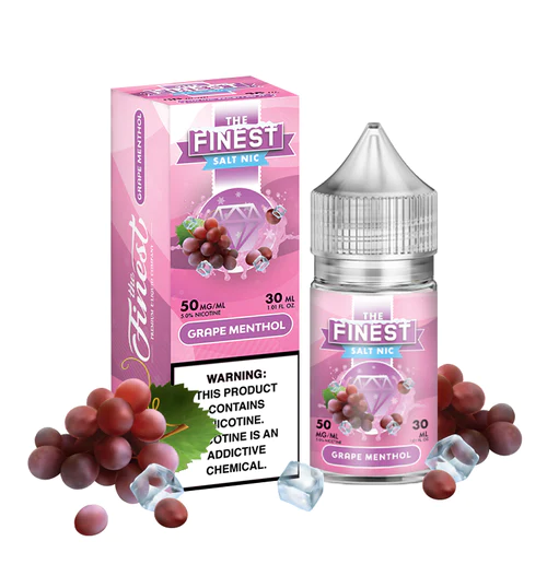 The Finest Nic Salt - Grape Menthol