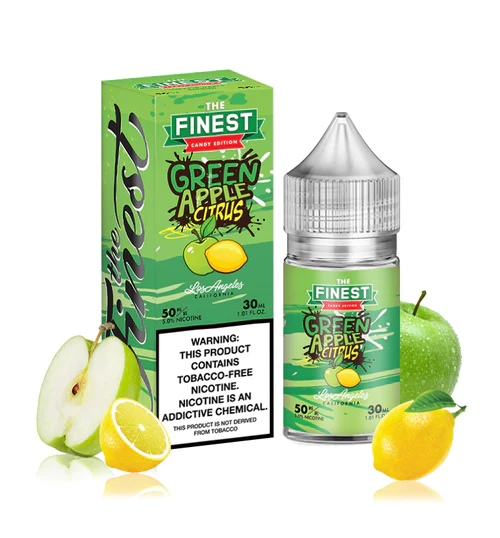 The Finest Nic Salt - Green Apple Citrus