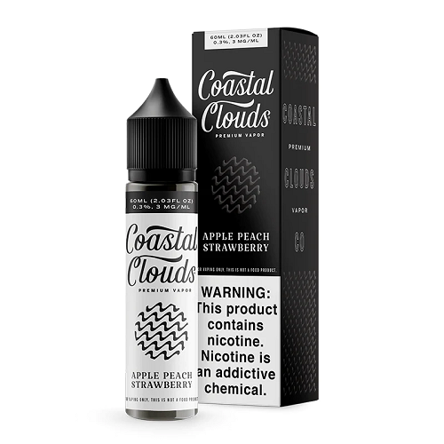 Coastal Clouds - Apple Peach Strawberry 60ml