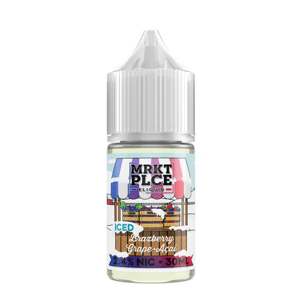 MRKT PLCE Nic Salt - Brazberry Grape Acai Ice