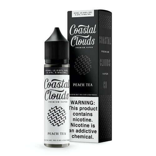 Coastal Clouds - Peach Tea 60ml 0mg