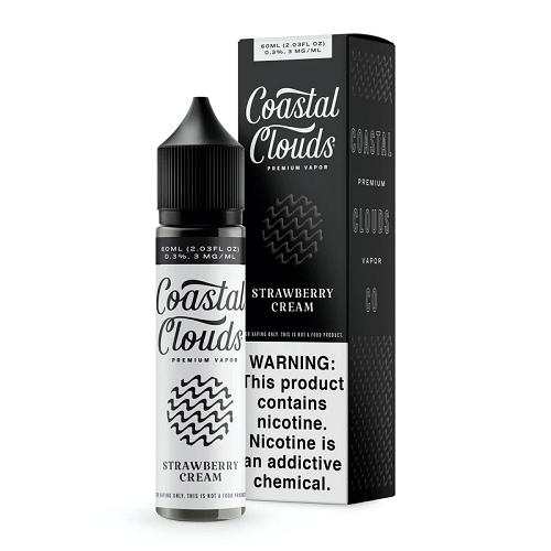Coastal Clouds - Strawberry Cream 60ml