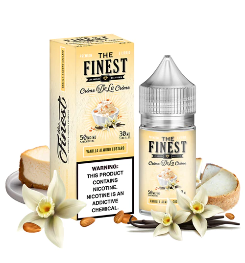 The Finest Nic Salt - Vanilla Almond Custard